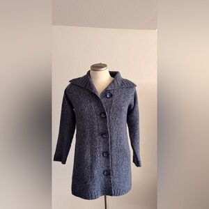 Wind River Cozy Blue Knit Cardigan Medium
